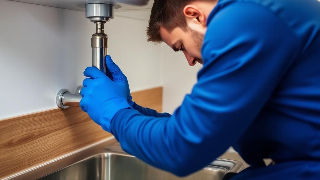 Plombier professionnel réparant une canalisation à Toulouse